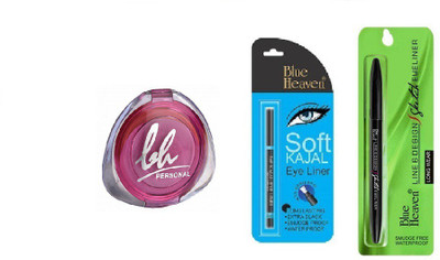 

Blue Heaven personal compact powder, kajal, sketch liner(Set of 3)
