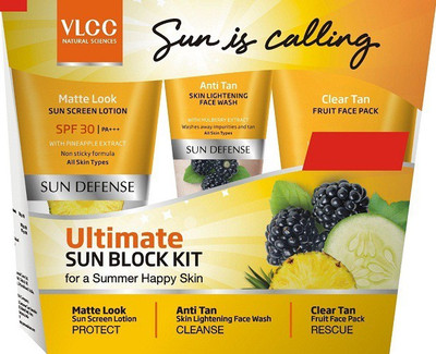 

VLCC Ultimate Sun Block Kit For A Summer Happy Skin(Set of 1)