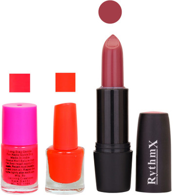 

Rythmx FB ST RYTH BLK LIPSTICKS AND NAIL POLISH IMPORTANT COMBO 40(Set of 3)