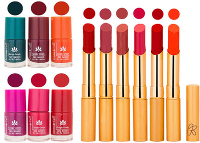 

Aroma Care Famous Combo of Nail Polish with Rythm Long Lasting Lipstick Sets 183201816(Set of 12)