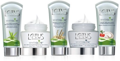 LOTUS Herbals WhiteGlow Skin Whitening & Brightening Bundle(5 Items in the set)