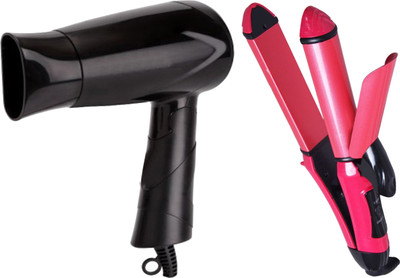 

Welcome India Bazaar wib-205 Personal Care Appliance Combo(Hair Straightener, Hair Dryer)