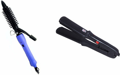 

3P Kart Pack of Hair Curler and Straightener(Set of 2)