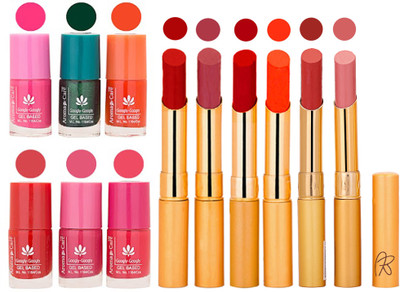 

Aroma Care Perfect Combo of Nail Polish and Rythm Lipstick Popular Shades in Wholesale Rate 2332017123(Set of 12)