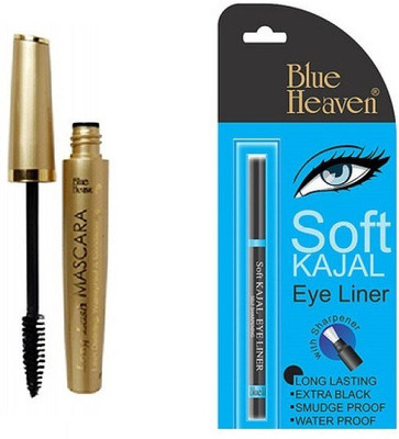 

Blue Heaven LONG LASH MASCARA,KAJAL(Set of 2)