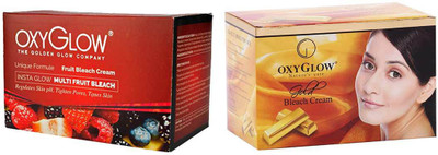

Oxyglow Golden Glowmutli Fruit Bleach & Gold Bleach Cream 240gm(Set of 2)