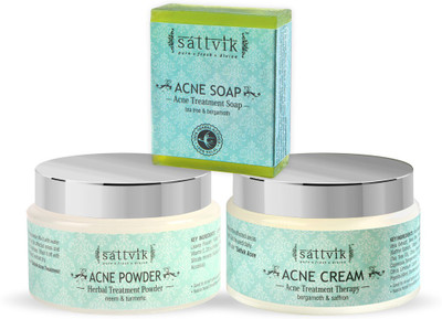 10% OFF on Sattvik Acne Heal Combo Plus(3 Items in the set) 10% OFF on Sattvik Acne Heal Combo Plus(3 Items in the set)