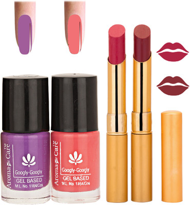 

Aroma Care Nail Polish RHYTHM Red Lipstick Combo 010(Set of 4)