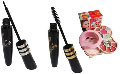

ADS Eyeliner, Mascara, 3926 Makeup Kit(Set of 3)