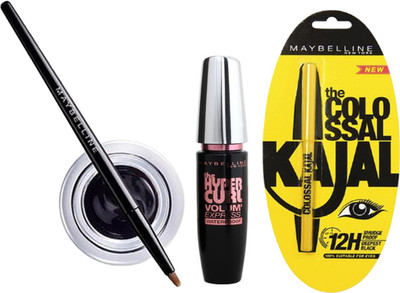

Maybelline Eye Liner and Mascara Combo with Offer(Set of 2)