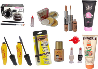 

ADS Best Makeup Combo - 13 in 1(Set of 13)
