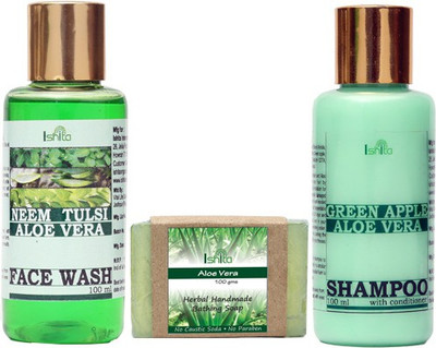 

Ishita International Soaps, Face and Hair Products(Set of 3)