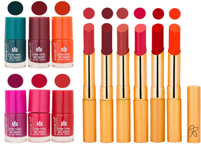 

Aroma Care Famous Combo of Nail Polish with Rythm Long Lasting Lipstick Sets 183201795(Set of 12)