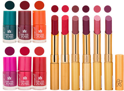 

Aroma Care Famous Combo of Nail Polish with Rythm Long Lasting Lipstick Sets 183201740(Set of 12)