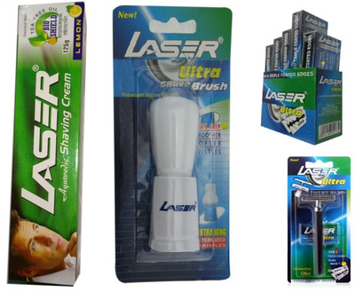 

Laser Ultra Shaving Kit(Set of 4)