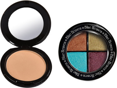 

Blue Heaven Artisto Compact (Natural Beige) & 4x1 Eye Magic Eye Shadow 603 Combo(Set of 2)