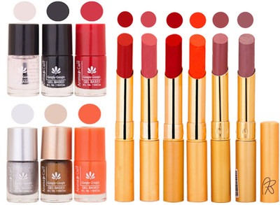 

Aroma Care 6 Nail Polish Set Rythm 6 Pcs Lipstick 6 Awesome Color for Fashion Women 2332017075(Set of 12)