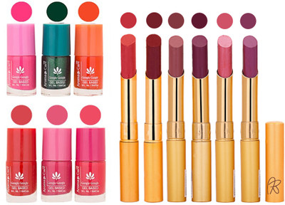 

Aroma Care Perfect Combo of Nail Polish and Rythm Lipstick Popular Shades in Wholesale Rate 2332017104(Set of 12)