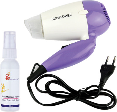 

Skin Absolute Foldable Hair Dryer with Shine Magique HairSerum(Set of 2)