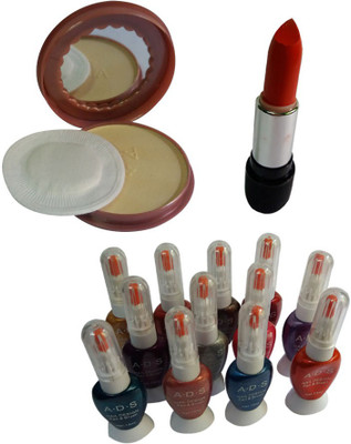 

ADS Comapct-A-1104-FDC-Nailart-Lipstick(Set of 14)