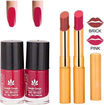 

Aroma Care Nail Polish RHYTHM Pink Lipstick Combo 074(Set of 4)