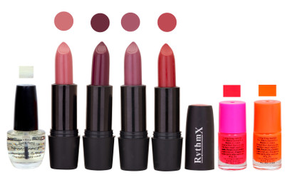 

Rythmx GSR RYTH BLK LIPSTICKS AND NAIL POLISH IMPORTANT COMBO 066(Set of 7)