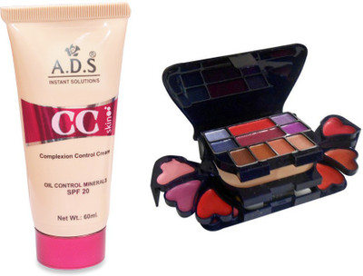 

ADS CC Cream (SPF-20) / 3746 Makeup Kit(Set of 2)