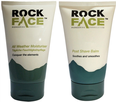 

Rock Face Post Shave Balm & All Weather Moisturizer(Set of 2)
