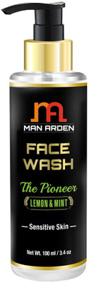 

Man Arden Face Wash - The Pioneer (Lemon & Mint) Sensitive Skin Face Wash(100 ml)