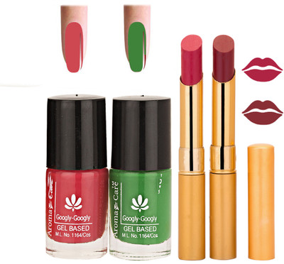 

Aroma Care Nail Polish RHYTHM Red Lipstick Combo 005(Set of 4)