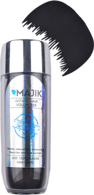 

Majik Medium Brown Hair Building Fiber(36 grams) With Optimizer Comb(Set of 2)