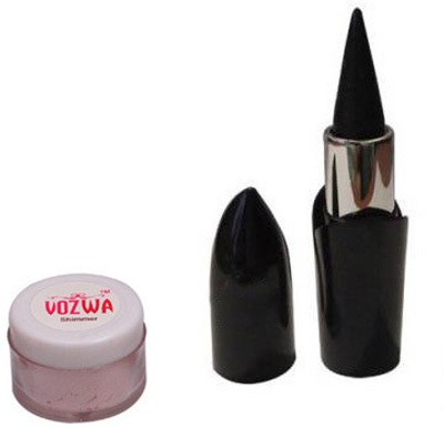 

Vozwa Light Copper Shimmer Powder with PhotoGenic Kajal(Set of 2)