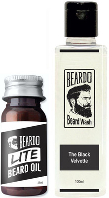 

Beardo Lite Oil 35 ml and Black Velvette Wash 100ML(Set of 2)