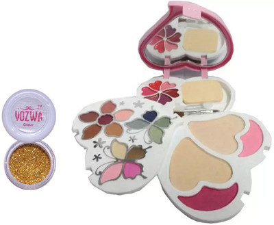 

Vozwa Vozwa Golden Glitter powder and Makeup Kit(Set of 2)