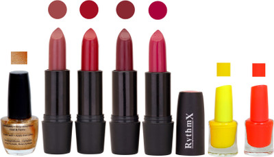 

Rythmx GSR RYTH BLK LIPSTICKS AND NAIL POLISH IMPORTANT COMBO 049(Set of 7)