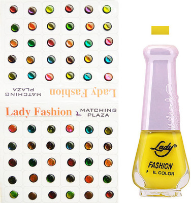 

Lady Fashion Nail Polish And Bindi 0803201767(Set of 2)