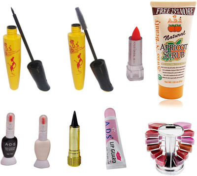 

ADS Best Makeup Combo (9 in 1)(Set of 9)