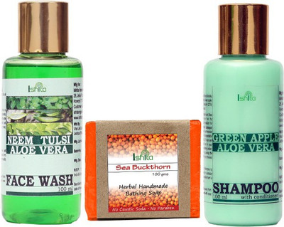 

Ishita International Soaps, Face and Hair Products(Set of 3)