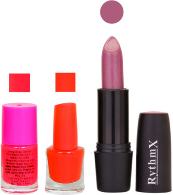 

Rythmx SF RYTH BLK LIPSTICKS AND NAIL POLISH IMPORTANT COMBO 26(Set of 3)
