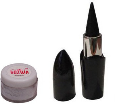 

Vozwa Silver Shimmer Powder with PhotoGenic Kajal(Set of 2)