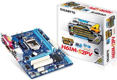 

Gigabyte H61+Dual Core+Ram DDR3 4GB Combo Motherboard(DDR3 4GB Black)