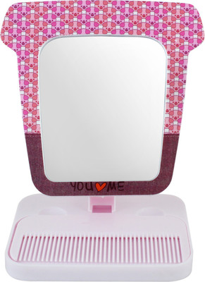 

Ear Lobe & Accessories Mirror With Stand And Comb