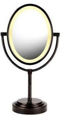 Conair Oval Double - Sided Lighted Mirror - Oiled
