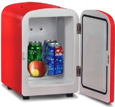 Vox Mini Fridge Thermoelectric portable Cooler and Warmer 4 L Car Refrigerator 