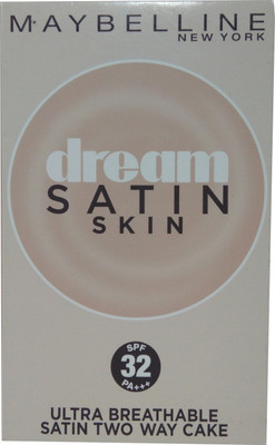

Maybelline Dream Satin Skin Two Way Cake PO (SPF32PA+++) Compact(Peach Puff, 9 g)