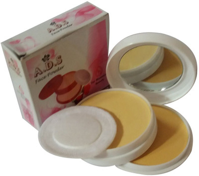 

ADS New-Fashion-Beautifying-Function-to-make-your-skin-be-much-more-smooth-face-Powder Compact(Natural, 24 g)
