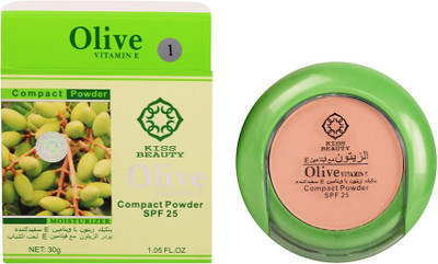 

Kiss Beauty COMPACT POWDER OLIVE NO 1 Compact(Beige)