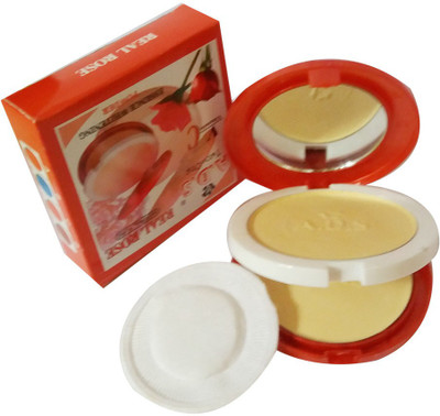 

ADS New-Fashion-Real-Rose-Natural-Pure-2in1-With-Vitamin-C-Face-Powder Compact(Natural)