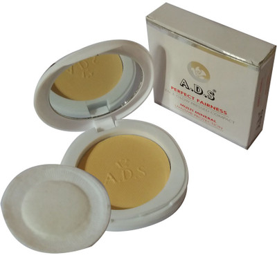 

ADS New-Fashion-Perfect-fairness-glow-multi-mineral-UVA-UVB-Protection-Face-Powder Compact(Natural, 18 g)