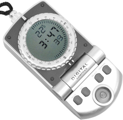 12% OFF on JM Digital Thermometer Compass(Grey)